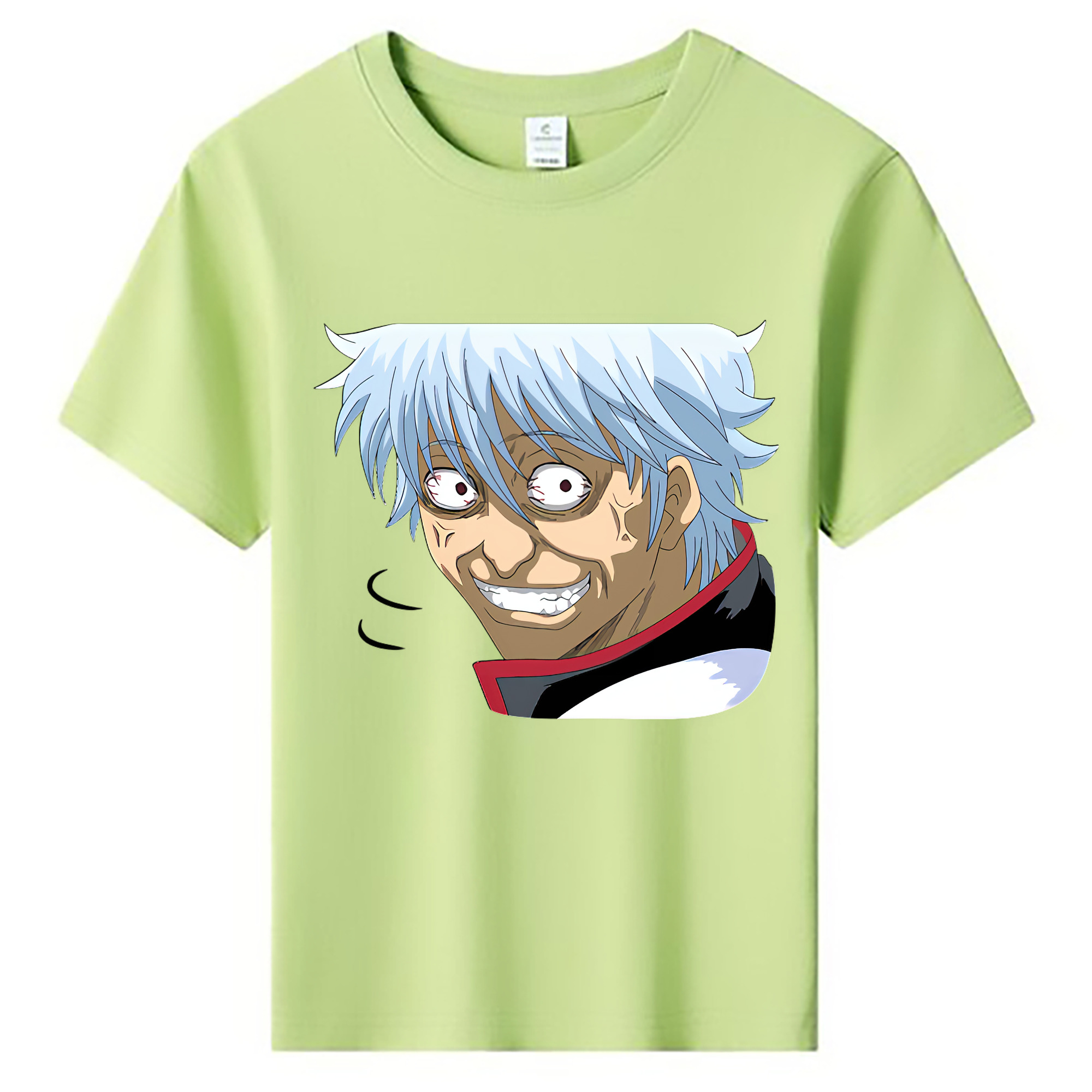 （画像用） ぎんたま 坂田銀時（さかたぎんとき） 神楽 志村新八（しむら しんぱち） GINTAMA Sakata Gintoki Kagura Shimura Shinpachi 綿100％キッズTシャツ（フロントプリント）